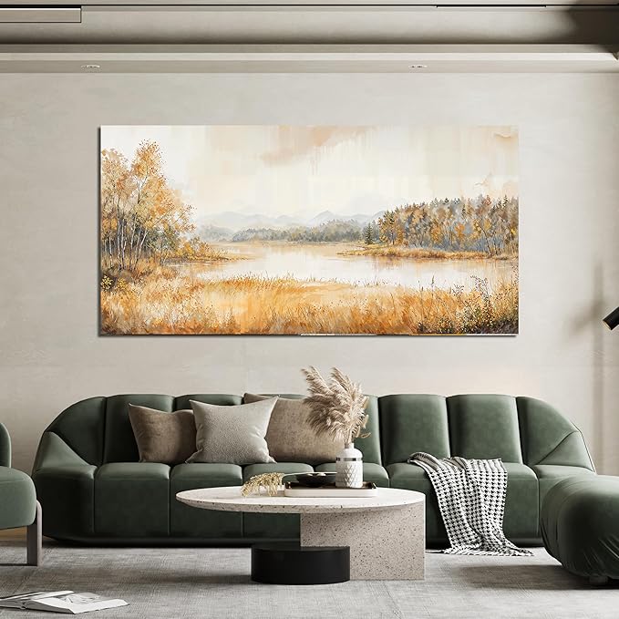 Canvas Wall Art Decor Large Wall Art Pictures for Living Room Art Work for Wall Decor Oversized Coastal Landscape Wall Art Decorations Prints Artwork for Walls Bedroom Home Wall Decor 29" X 58"