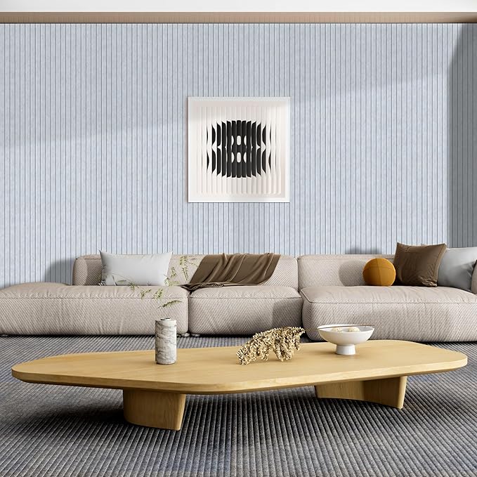 10 Pack Sound Proof Panels for Walls,48 x 24x 0.4 Inch Sound Deadening Panels,Large Acoustic Panels for Media Room, Office and Studio,Light Camel