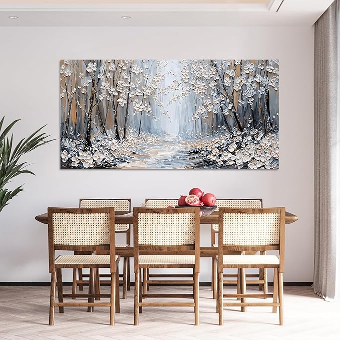 Large Canvas Wall Art Decor Wall Art Pictures for Living Room Canvas Art Wall Decor Artwork for Walls Landscape Oversized Wall Art Prints Modern Flowers Wall Art Decorations Home Office Decor 29"X58"