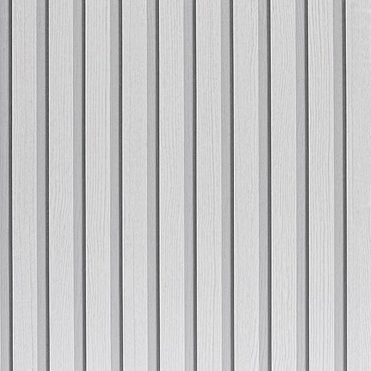 White Wood Slat Wallpaper - Peel & Stick Self-Adhesive (23.6" x 120"), Wood Effect Contact Paper for Walls, Removable DIY Wall Covering for Bedroom, Living Room & Accent Walls