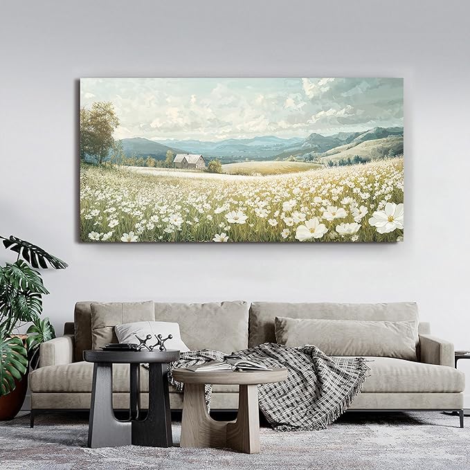 Large Canvas Wall Art Decor Wall Art Pictures for Living Room Canvas Art Wall Decor Nature Oversized Wall Art Prints Vintage Landscape Wall Art Decor Artwork for Walls Home Office Decor 29" X 58"