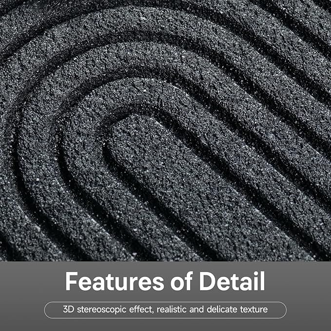 3D Textured Black and White Wall Art for Living Room, Modern White Butterfly with Vase Artwork for Walls, Minimalist Sandstone Wall Decor for Bedroom, Hallway, Dining Room, or Office, 25.6x24 Inch