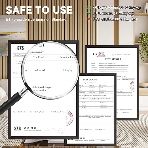 2 Pack Wood Slat Wall Wood Paneling,95 x 8 in Soundpoof Wooden Engineered Wooden Slat Wall Panels,Stylish Acoustic Wall Panels for Interior Walls Decor with Felt Backing,Oak