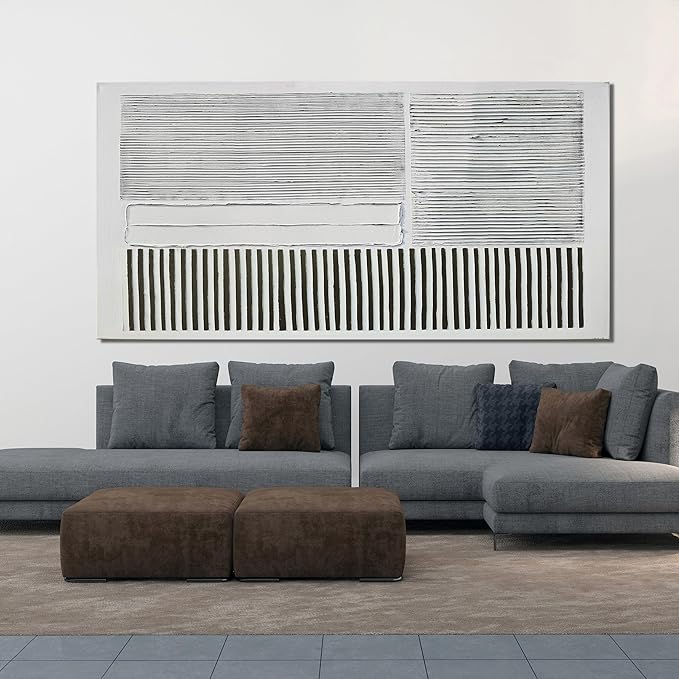 Canvas Wall Art Decor Oversize Canvas Wall Art For Living Room Abstract Art Black and White Wall Art Decor Abstract Modern Wall Art Prints Large Art Work For Walls Home Office Wall Decor 35"X70"