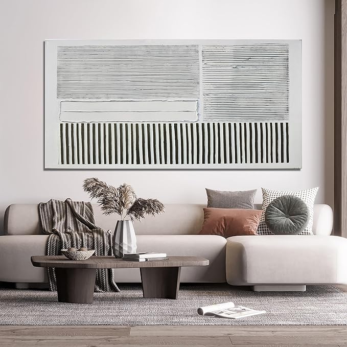 Canvas Wall Art Decor Oversize Canvas Wall Art For Living Room Abstract Art Black and White Wall Art Decor Abstract Modern Wall Art Prints Large Art Work For Walls Home Office Wall Decor 35"X70"