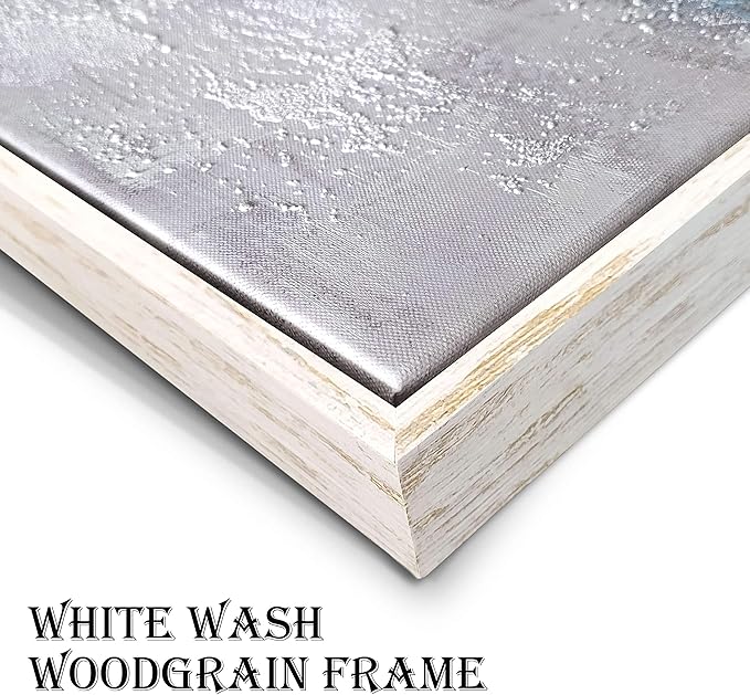 Abstract Flowers Wall Art Framed: Purple Bouquet in Vase Pictures Artwork Print Painting on Canvas for Bedroom Office (30''W x 30''H, Multiple Sizes)