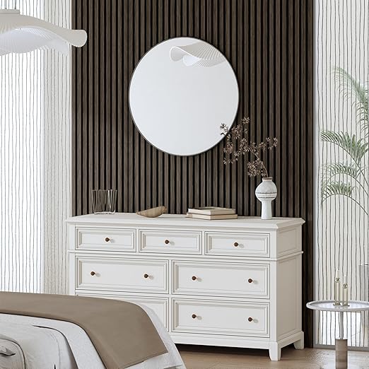 Casaphoria Acoustic Wall Panels, 4 PCS 23.6"x23.6", 3D Soundproof Wall Panels, Wood Slat Wall Panels for Home Office & Accent Walls, Walnut