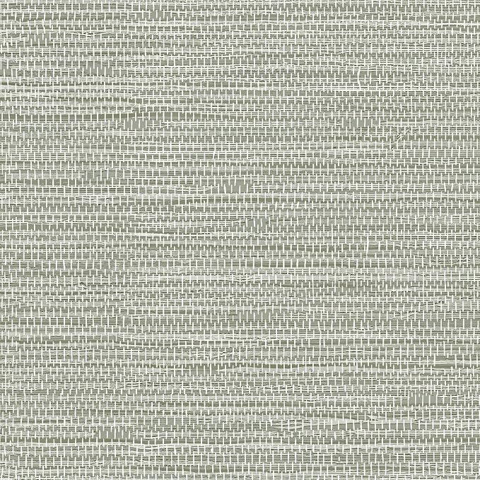 JiffDiff Grasscloth Wallpaper Peel and Stick Cream Grassweave Stick on Wallpaper Textured Self Adhesive Wall Paper Contact Paper 787" x 17.3"