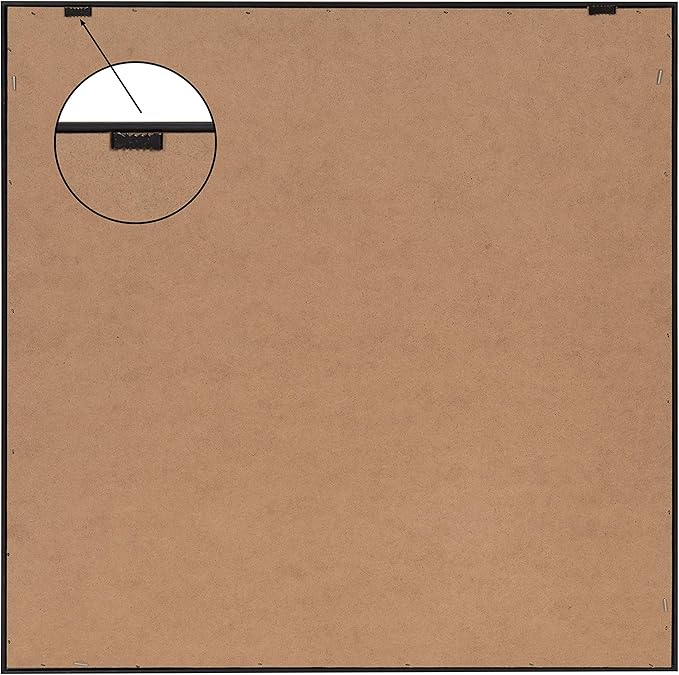 Kate and Laurel Sylvie Minimalist Evergreen Trees Sketch Framed Linen Textured Canvas Wall Art by The Creative Bunch Studio, 30x30 Gold, Chic Modern Art for Wall