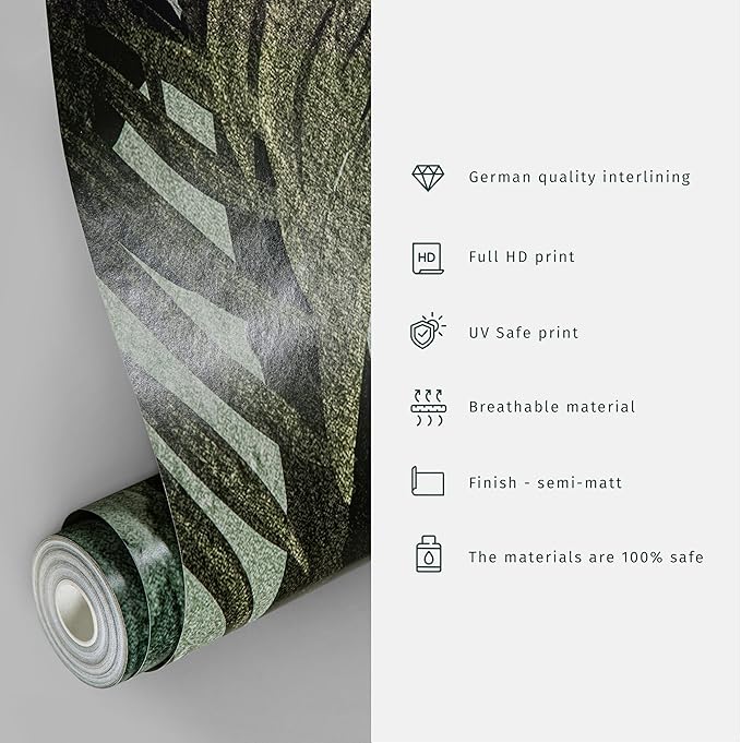 artgeist Wall Mural Stone 79x55 in - XXL Non-Woven Wallpaper Fleece Wall Decor Photo Print Picture Image Design Marble Like Abstract 3D Black f-C-0456-a-a