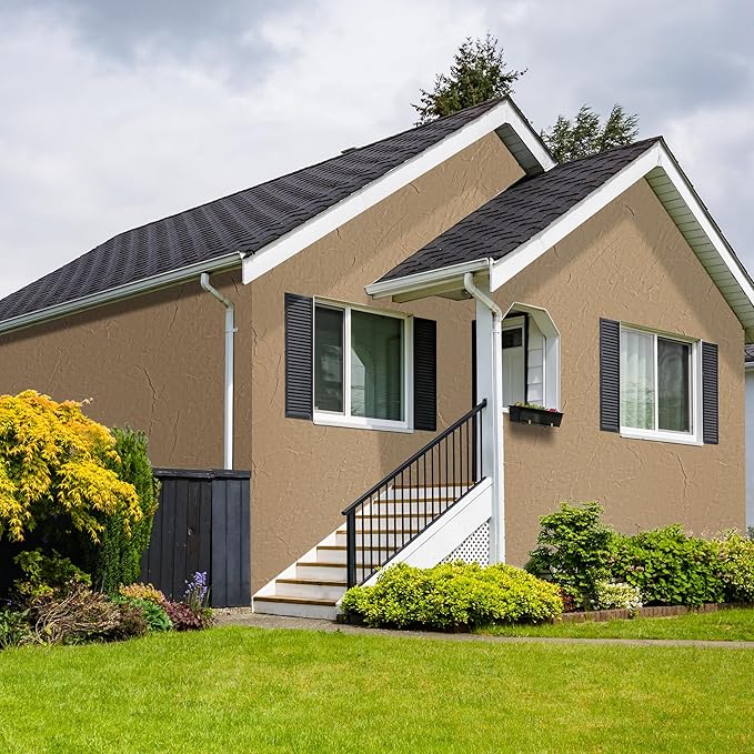 KASARO 3D Faux Stone Wall Panels, 4 PCS MCM Flexible Wainscoting Panels for Exterior/Interior Decor, Modified Clay Material, Accent for Home, Art, Commercial, Stone Yellow, 47.2 × 23.6 inch