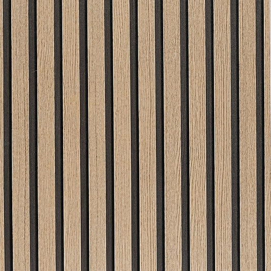 Peel and Stick Wood Slat Wallpaper - 17.5" x 1000" Self-Adhesive Wood Panel for Walls Easy DIY Wall Decor Brown Faux Wood Contact Paper Removable Wall Covering for Bedroom, Living Room, Office